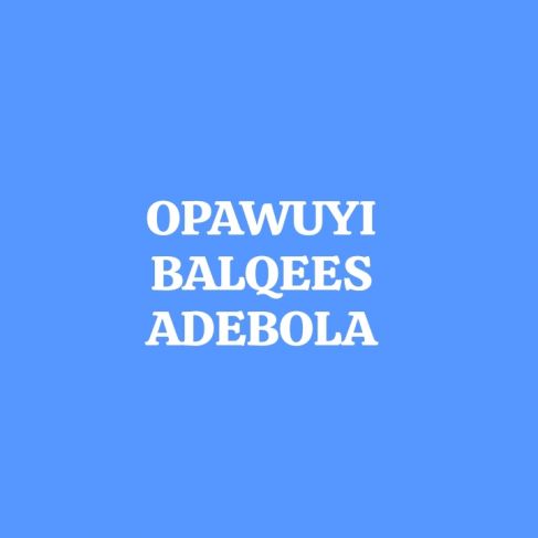 Opawuyi Balqees Adebola